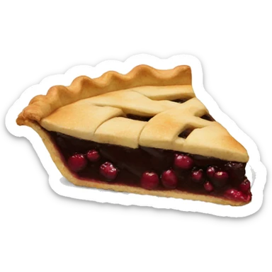 Pie sticker