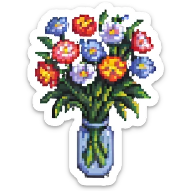 bouquet sticker