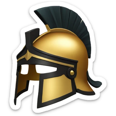 Greek helmet sticker