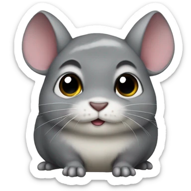 chinchila sticker