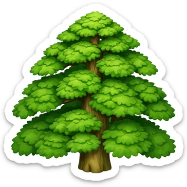 Hinoki moss sticker