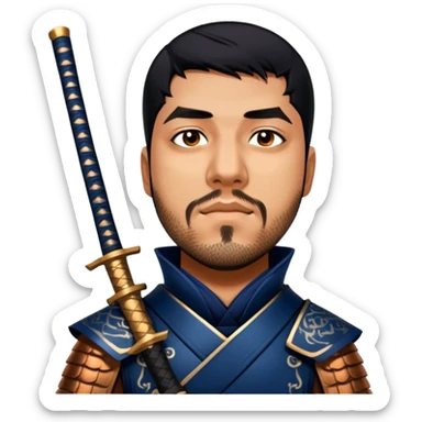 Vigilant Samurai sticker