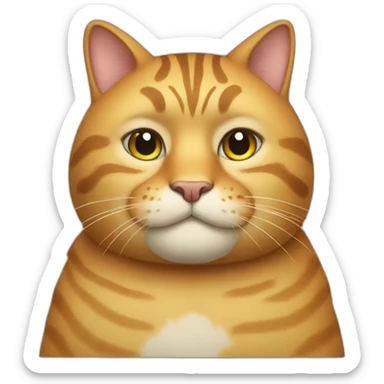 Big fat cat sticker