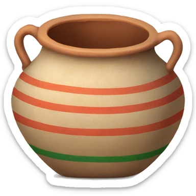 Mexican clay pots sticker