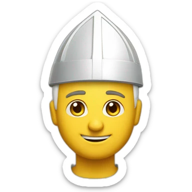 Le pape en joueur de foot sticker