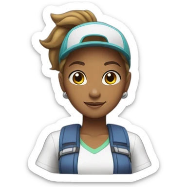 Serena Pokemon Trainer sticker