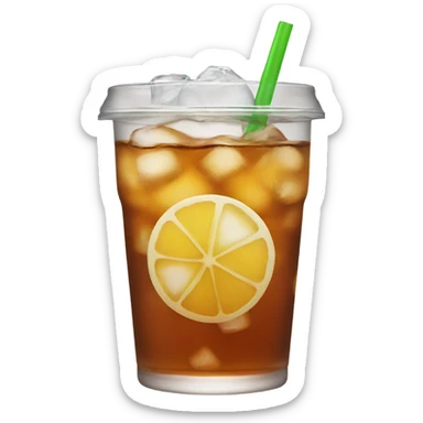 Iced tea sticker