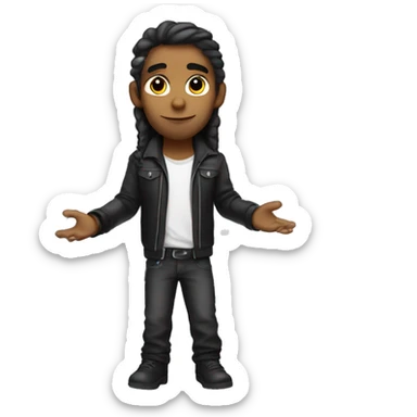 Arcangel Miguel with wings sticker