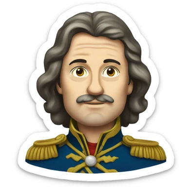 Peter the great sticker