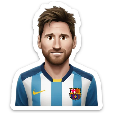 messi qui vomi sticker