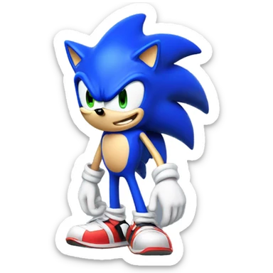 Sonic sticker