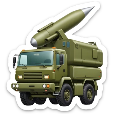 SCUD Missile truck sticker