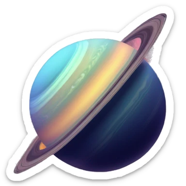saturn planet sticker