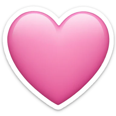 pink love heart sticker