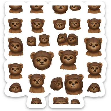 Ewok sticker