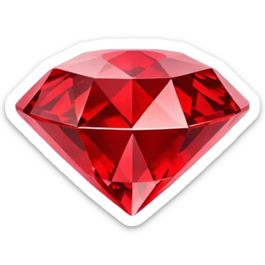 Red diamond emoji that i can use in writing not in form of image sticker