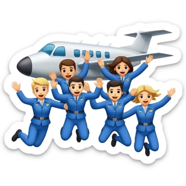 warzone jumping out of planes sticker