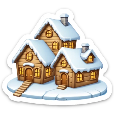 snow houses

 sticker