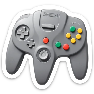 Nintendo 64 sticker