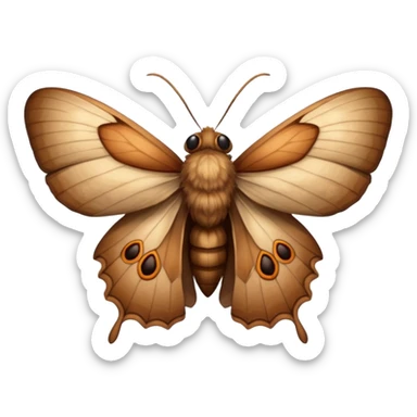 Moth emoji sticker