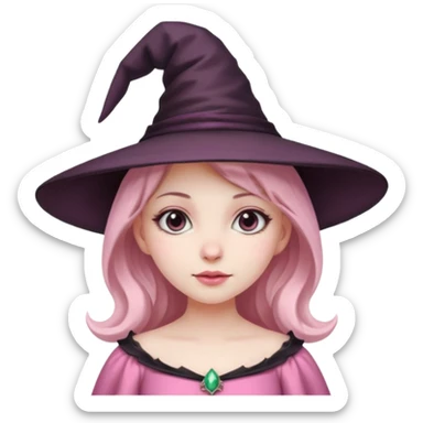 pink dress bubble witch sticker