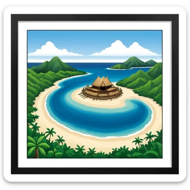 The province in Papua New Guinea called Manus sticker