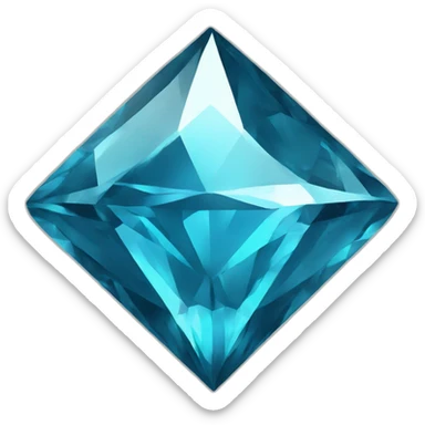 blue diamond sticker
