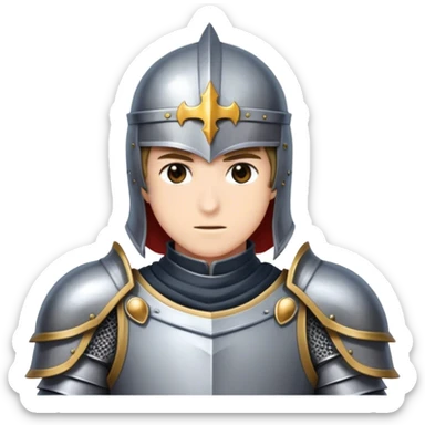 ultimate anime style knight sticker