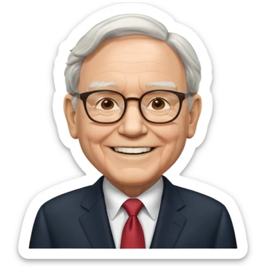 warren buffett sticker