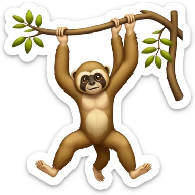 Gibbon sticker