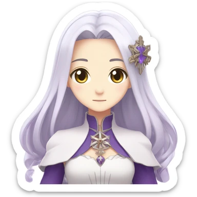 Emilia from Re-Zero￼￼ sticker