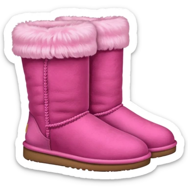 Pink uggs sticker