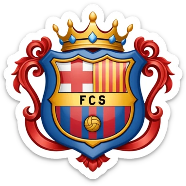 Barca escudo  sticker