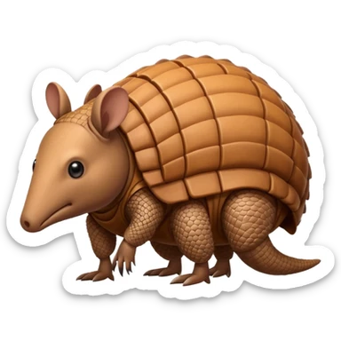 ARMADILLO LEFT sticker