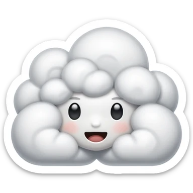 fight cloud
 sticker