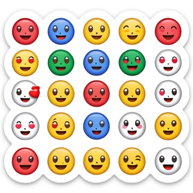 Create homemade pixel emojis  sticker