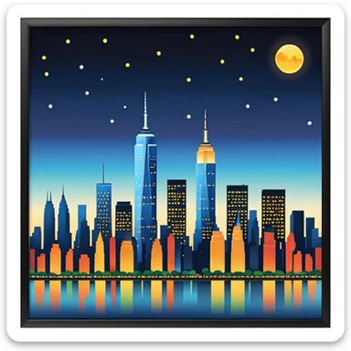 Skyline de Nueva York sticker