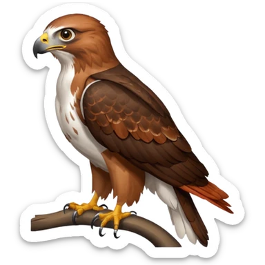 Red tailed Hawk sticker