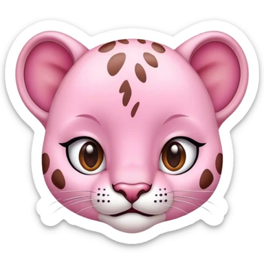 Baby pink Panther sticker