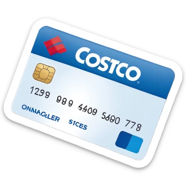 Costco member card sticker