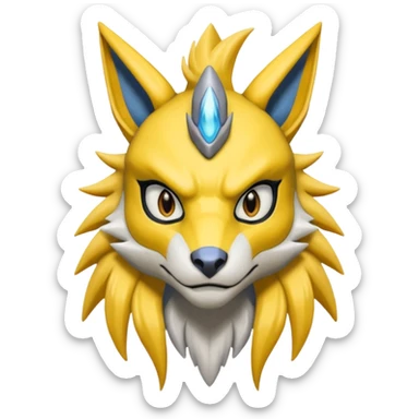  Cool Edgy Shiny Manectric-Greymon-Renamon-Weregarurumon full body sticker