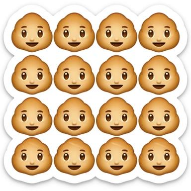 Create an emoji-style illustration of a tequeño, a traditional Venezuelan snack. It should look like a small, golden-brown, fried cheese stick with a smooth, slightly crispy exterior. Match modern emoji aesthetics sticker