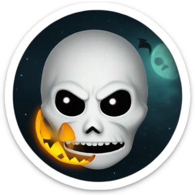 Gost helloween sticker