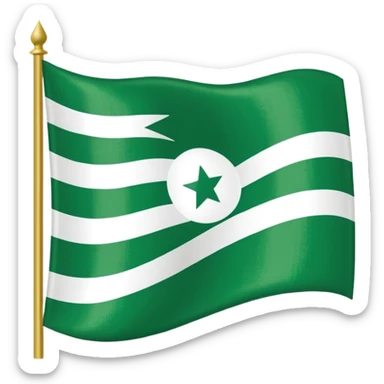 Bursaspor bayrak emoji sticker