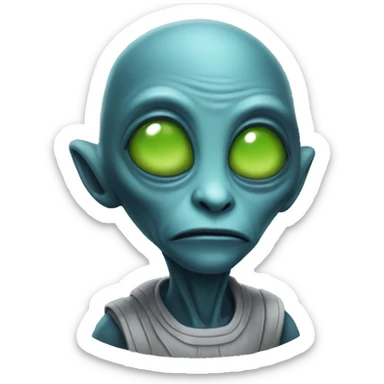 Alien sticker