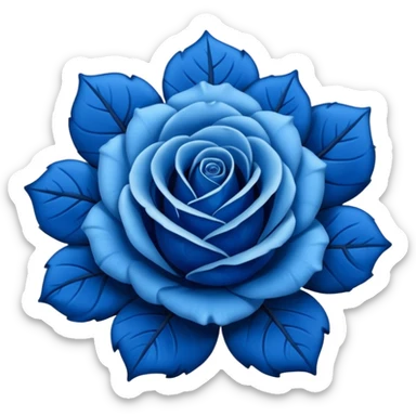 blue rose ⚘ sticker