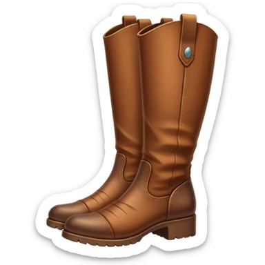 Long boots that is extremely humid and heat inside  sticker