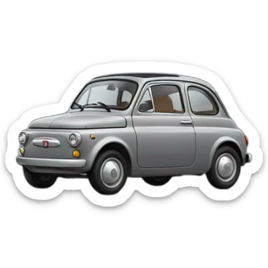 gray fiat 2024 sticker