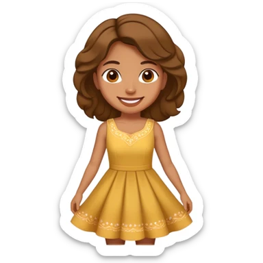 Chaca peinándose  sticker