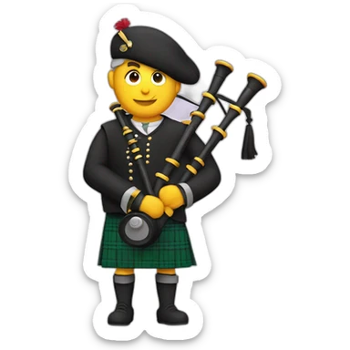 bagpipes sticker